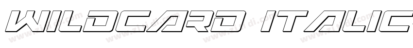 Wildcard Italic字体转换